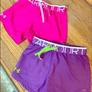 Set of under armor shorts!